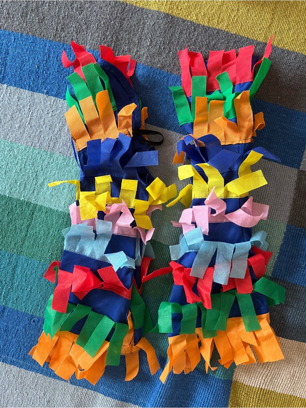 Piñata costume Colorful Fringe Tank Dress for Kids - Multi - Picture 2 of 5